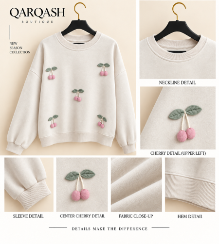 cherry sweater